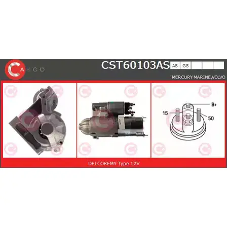 Стартер CASCO DUQCTQS 3264657 U0BVZ Y5 CST60103AS