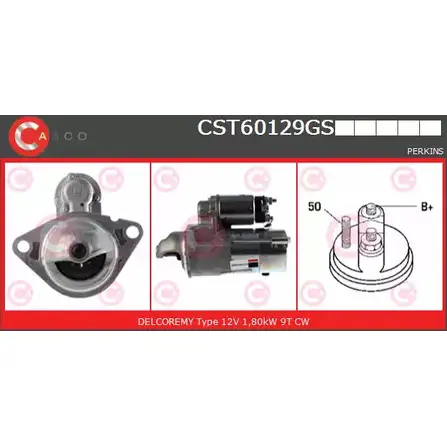 Стартер CASCO 3264692 CST60129GS L YX0G QG14JEH