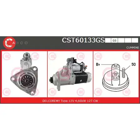 Стартер CASCO CST60133GS 1BRJ UB 9KDRSU 3264695 изображение 0