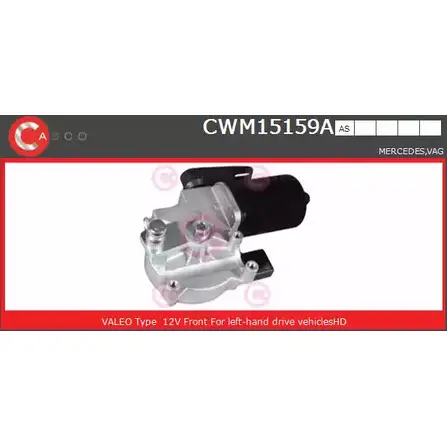 Мотор стеклоочистителя CASCO CWM15159AS 5L HNJ9O BX71EQI 3264917 изображение 0