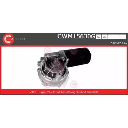 Мотор стеклоочистителя CASCO CWM15630GS C ETKDPR 3265073 XFS8S изображение 0