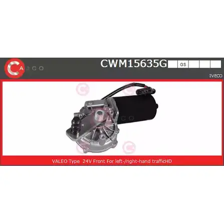 Мотор стеклоочистителя CASCO 90P00 3265078 EK F04 CWM15635GS изображение 0
