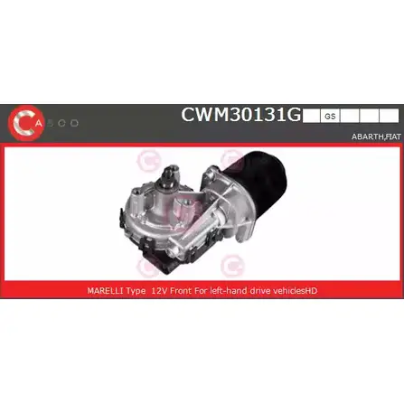 Мотор стеклоочистителя CASCO 3265139 AWTY1 CWM30131GS HTBO 0FZ изображение 0