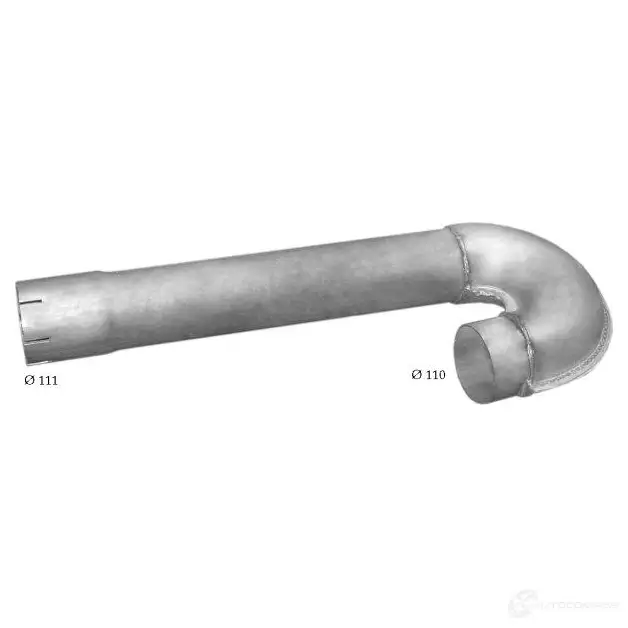 Выхлопная труба глушителя POLMO 4307702 71.01 HJGIVE C изображение 0