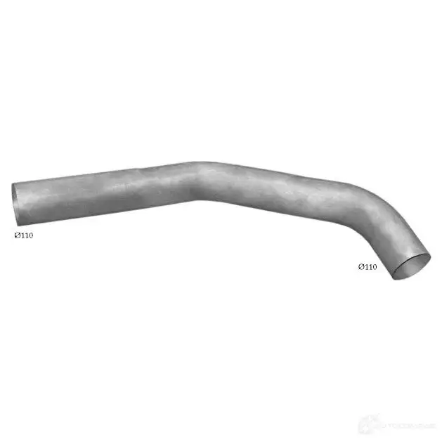 Выхлопная труба глушителя POLMO 68.24 6GFI7R Y 4307453 изображение 0