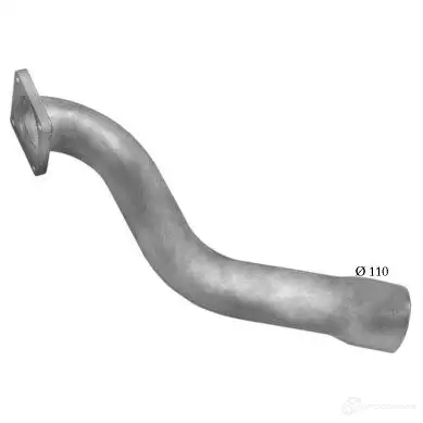 Выхлопная труба глушителя POLMO 68.30 4307459 I4B 3T изображение 0