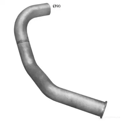 Выхлопная труба глушителя POLMO 4307580 Y6OU G4 69.24