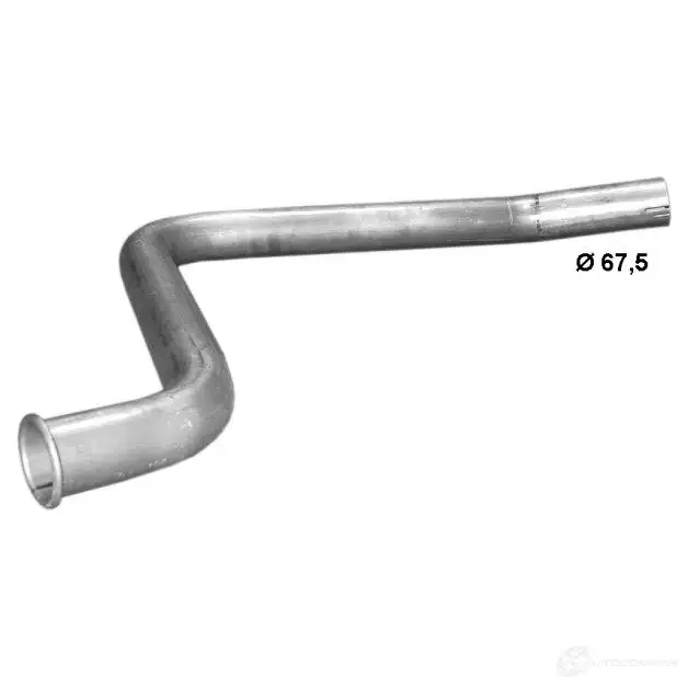 Выхлопная труба глушителя POLMO 4307539 QS L69R4 69.107