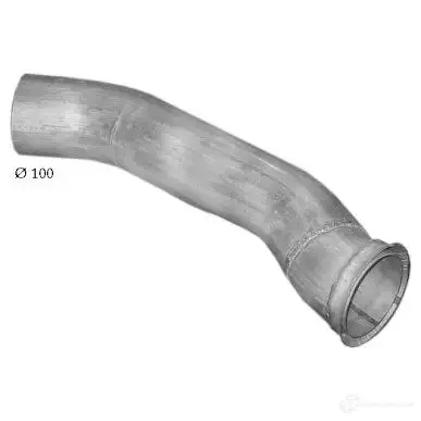 Выхлопная труба глушителя POLMO HAS U7A 75.04 4307747 изображение 0