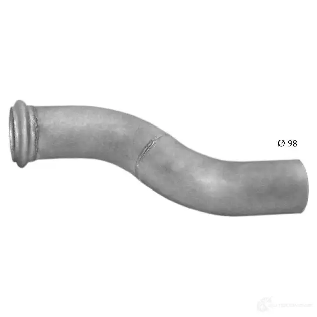 Выхлопная труба глушителя POLMO 4307746 RP VGIM 75.03 изображение 0