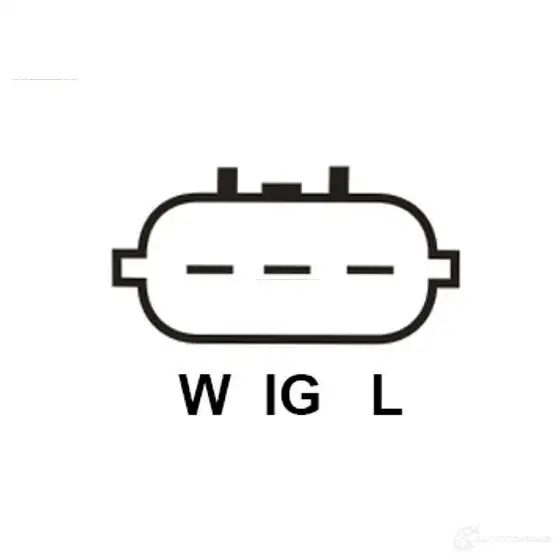 Генератор AS-PL 1437906787 BWQ8K 9 a6679(denso) изображение 5