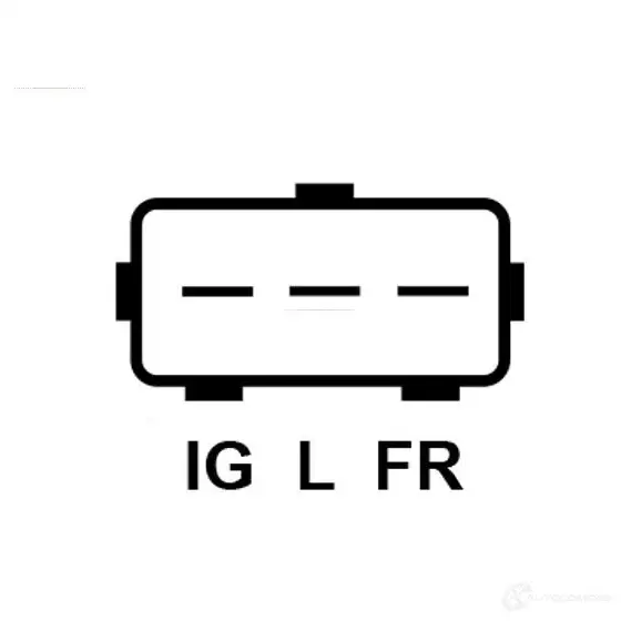Щетки генератора, с регулятором AS-PL 4266817 5901259412970 HGL U2TO are0010 изображение 3