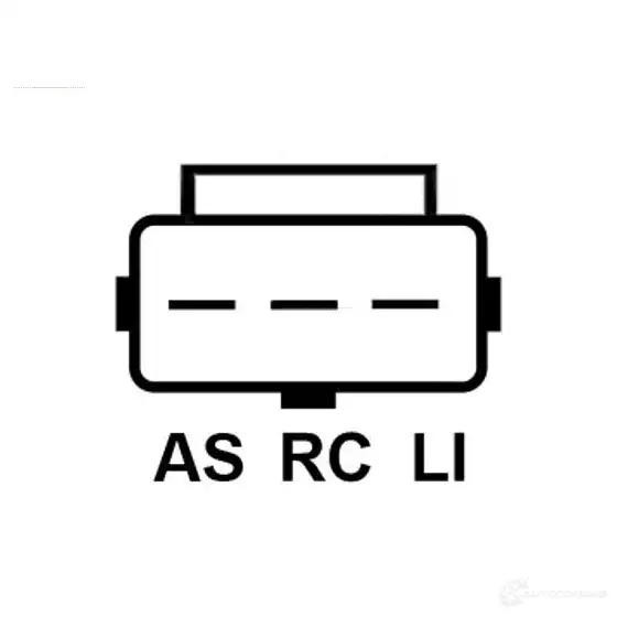 Щетки генератора, с регулятором AS-PL are6040 4267436 H227 49X 5901259415827 изображение 4