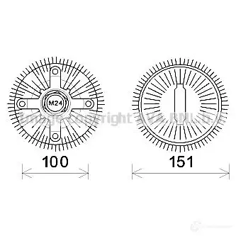 Вискомуфта PRASCO fdc448 4045385168002 2584503 6BE ZQ изображение 0