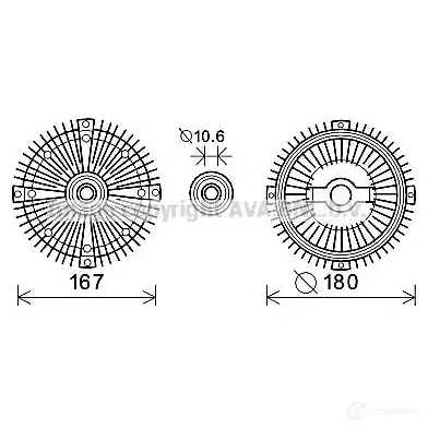 Вискомуфта PRASCO 2596359 msc500 4045385168651 5FO PU
