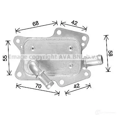 Компрессор кондиционера PRASCO 1425087937 jdk025 4045385173839 O47 AZ1M