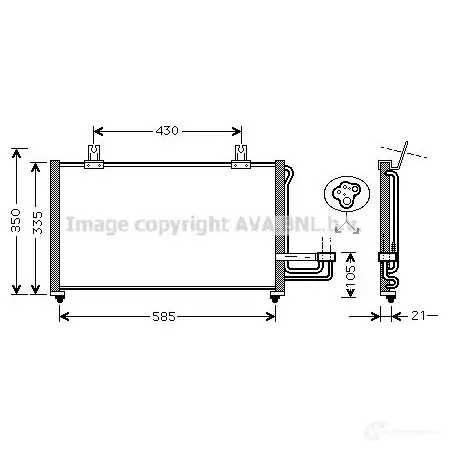 Компрессор кондиционера PRASCO 2588130 4045385167487 hdk238 KU OL47X