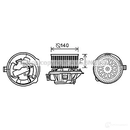 Компрессор кондиционера PRASCO 4045385156696 1 1TFZ80 bwk345 2577548