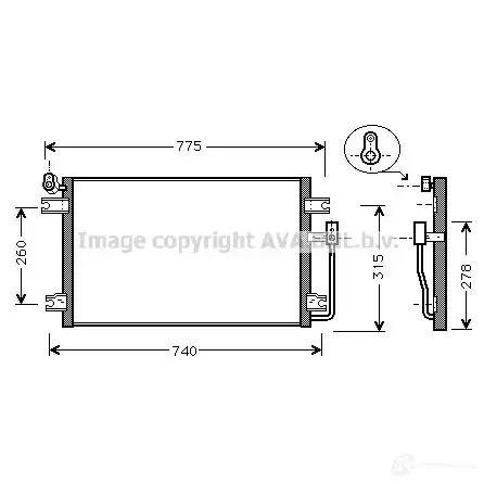 Компрессор кондиционера PRASCO 1423603978 RD 5JB3 4045385034079 dfk025