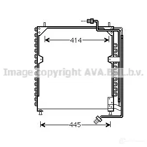 Радиатор кондиционера PRASCO 0 R2FP 4045385163649 me5244 2594895 изображение 0