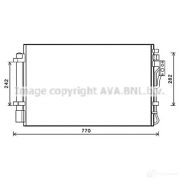 Радиатор кондиционера PRASCO ka5157d HWLXKC 1 4045385208777 2591085 изображение 0
