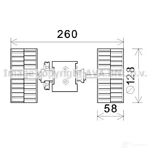 Радиатор кондиционера PRASCO 4045385073351 2590888 86Y 6R jr5043