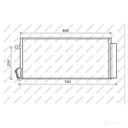 Радиатор кондиционера PRASCO FT910C001 I 2YKR 1437690708 изображение 0