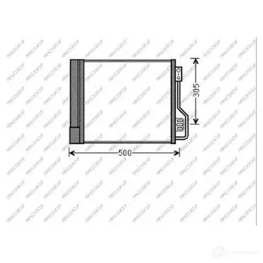 Радиатор кондиционера PRASCO 1437690713 QFXC D ME305C001
