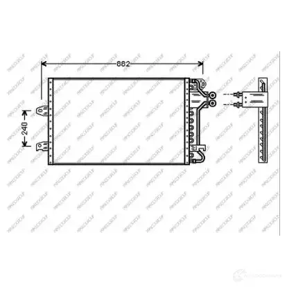 Радиатор кондиционера PRASCO 1437690716 FD076C003 JTX7 E изображение 0