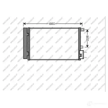 Радиатор кондиционера PRASCO 9 1P6SSZ FT440C002 1437691180