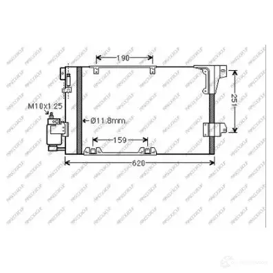 Радиатор кондиционера PRASCO 1437691013 X1TMU NL OP017C002