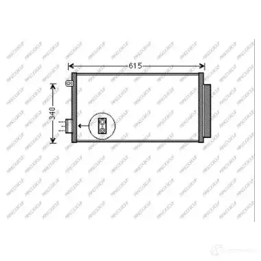 Радиатор кондиционера PRASCO FT040C001 MY002C X 1437690995 изображение 0