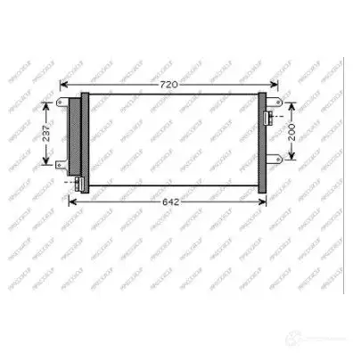 Радиатор кондиционера PRASCO 1437691377 C53DX 9 FT927C001