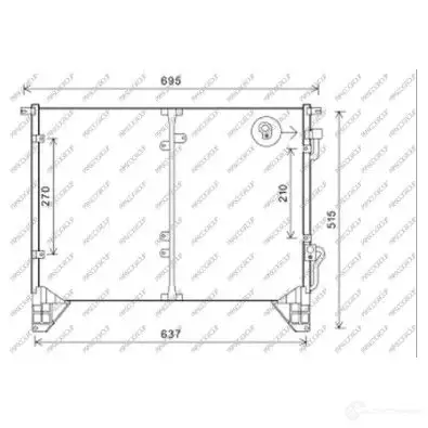 Радиатор кондиционера PRASCO P9S 18V 8033533268755 2605846 SY810C002 изображение 0