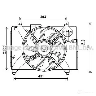 Радиатор кондиционера PRASCO YZ9 R06 4045385185580 2586286 ft5406