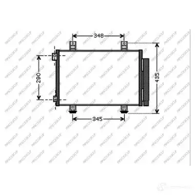 Радиатор кондиционера PRASCO 4HMV 58 op305c003 1437691418