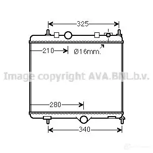 Радиатор кондиционера PRASCO 9 X6K54 4045385178872 ms5579 2596037