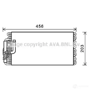 Радиатор кондиционера PRASCO hya5183 RTX7X 11 2590222 4045385164509