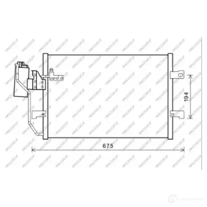 Радиатор кондиционера PRASCO 29C PZ 1437690227 ME320C002 изображение 0