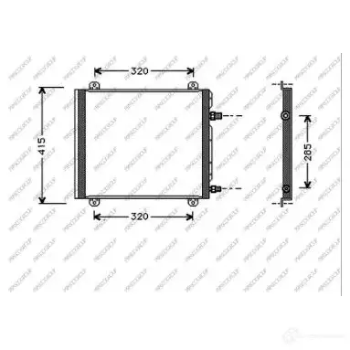 Радиатор кондиционера PRASCO 0YES4 1B rn304c001 1437693646 изображение 0