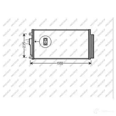 Радиатор кондиционера PRASCO RQ65 4 1437691825 FT030C001 изображение 0