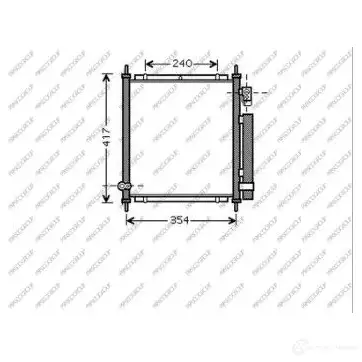 Радиатор кондиционера PRASCO OZVU4 1 HD322C002 1437692696