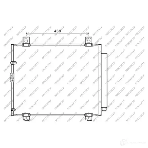 Радиатор кондиционера PRASCO OI 53OY ty325c004 1437734173 изображение 0