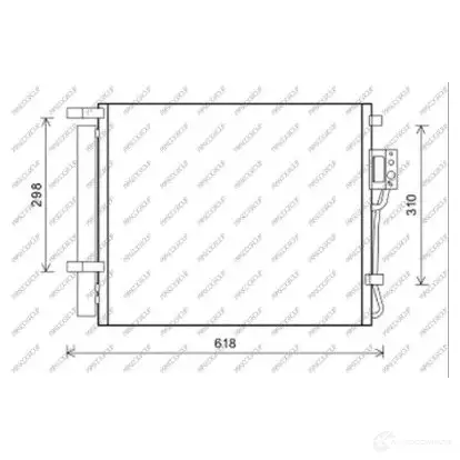 Радиатор кондиционера PRASCO 1437694626 JTIZ B HN818C002 изображение 0