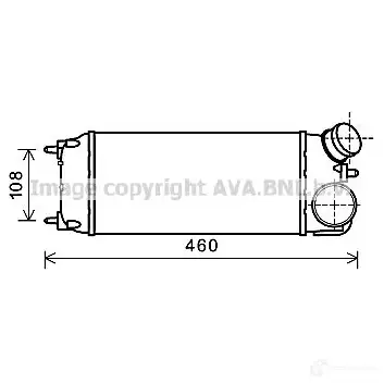 Радиатор кондиционера PRASCO DS952 C002 8P8PLP rt5451 2603921