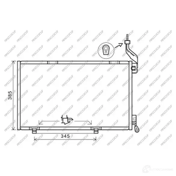 Радиатор кондиционера PRASCO fd344c004 VXO ZV27 1437733482 изображение 0