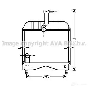 Радиатор кондиционера PRASCO CN G4F3G 6269660 hya5279 4045385203031 изображение 0