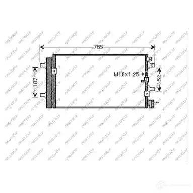 Радиатор кондиционера PRASCO AD022C004 PR AUUS 1437696200 изображение 0