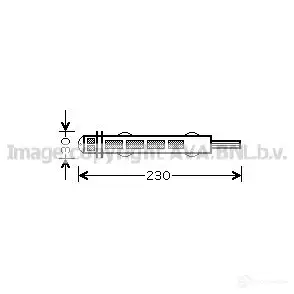 Радиатор кондиционера PRASCO 2GG SS mz5252 4045385188680 6270304