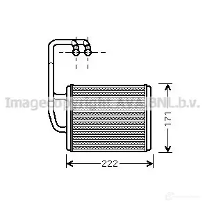 Радиатор кондиционера PRASCO 4045385206063 2610993 vw5211d K IFXT изображение 0